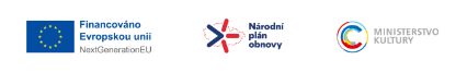 Financováno Evropskou unií – Národní plán obnovy – Ministerstvo kultury